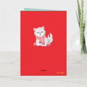 クリスマスキャットキャッスル2 カード (裏面)