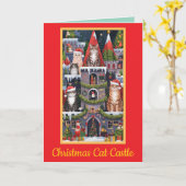 クリスマスキャットキャッスル2 カード (黄色い花)