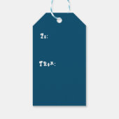 クリスマスキャットギフトラベル ギフトタグ (裏面)