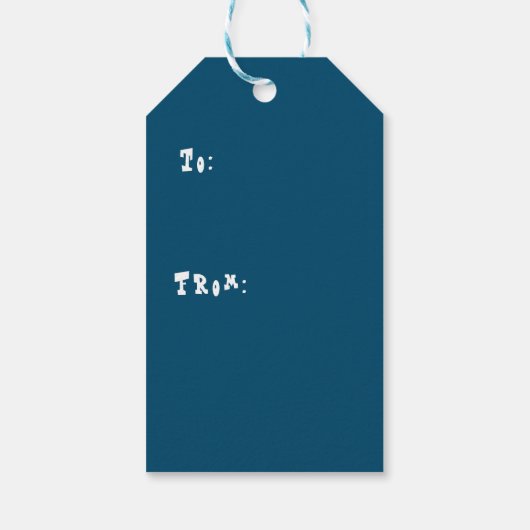 クリスマスキャットギフトラベル ギフトタグ (裏面)