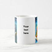 クリスマスキャットゲスト コーヒーマグカップ (中央)