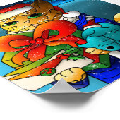 クリスマスキャットゲスト ポスター (角)