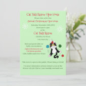 クリスマスキャットシェルターレスキューのオープンハウス 招待状 (スタンド正面)