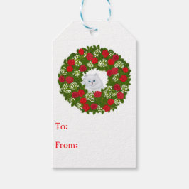 クリスマスキャットツリーギフトラベル ギフトタグ