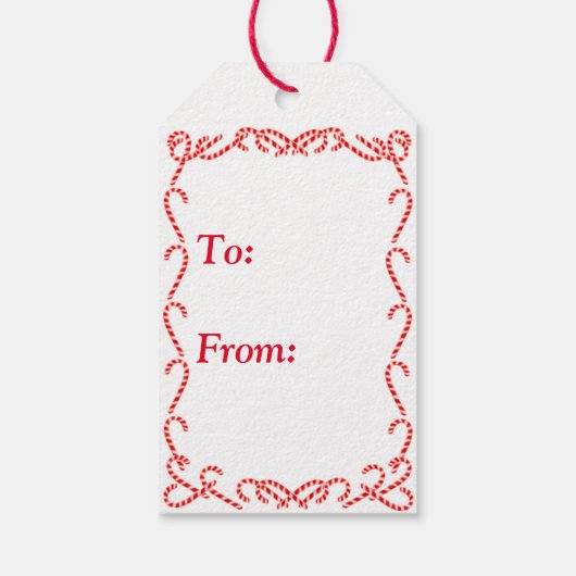 クリスマスキャットツリーギフトラベル ギフトタグ (裏面)