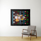 クリスマスキャットツリーギフト タペストリー (インサイチュ(横))