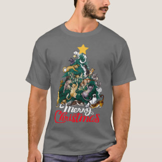 クリスマスキャットツリークリスマスおもしろい1 Tシャツ