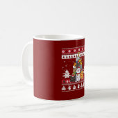 クリスマスキャットツリー コーヒーマグカップ (正面左)