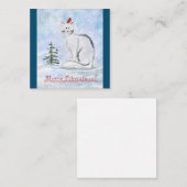 クリスマスキャットノートカード ノートカード (正面/裏面)