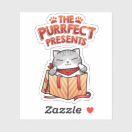 クリスマスキャットパーフェクトプレゼント シール