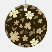 クリスマスキャットフローラ セラミックオーナメント (裏面)
