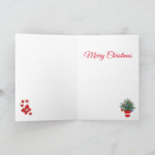 クリスマスキャットホリデーカード シーズンカード (内部)