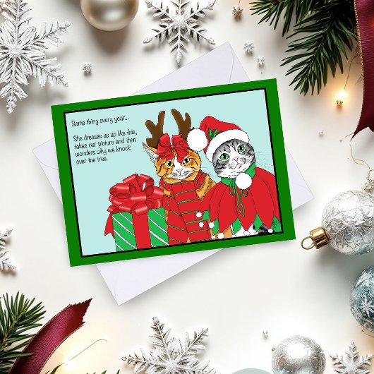 クリスマスキャット仲間 カード