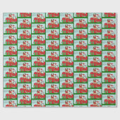 クリスマスキャット仲間 ラッピングペーパー (フラット)