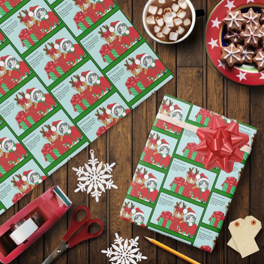 クリスマスキャット仲間 ラッピングペーパー