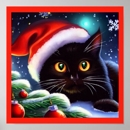 クリスマスキャット1 ポスター (正面)
