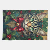 クリスマスキャット2024 キッチンタオル (横)