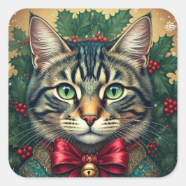 クリスマスキャット2024 スクエアシール