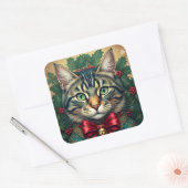 クリスマスキャット2024 スクエアシール (封筒)