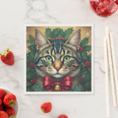 クリスマスキャット2024 スタンダードランチョンナプキン (インサイチュ)