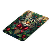 クリスマスキャット2024 マグネット (左側)
