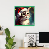 クリスマスキャット2 ポスター (ホームオフィス)