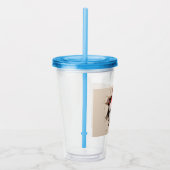 クリスマスキャット3D アクリルタンブラー (右)