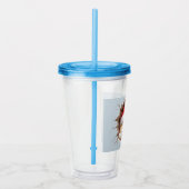 クリスマスキャット3D アクリルタンブラー (右)