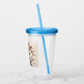 クリスマスキャット3D アクリルタンブラー (左)