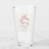 クリスマスキャット3D タンブラーグラス (裏面)