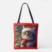 クリスマスキャット5 トートバッグ (裏面)