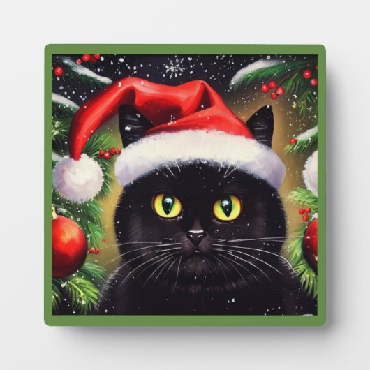 クリスマスキャット6 フォトプラーク (正面)