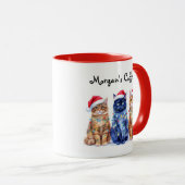 クリスマスキャット マグカップ (正面右)