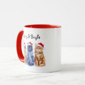クリスマスキャット マグカップ (正面左)