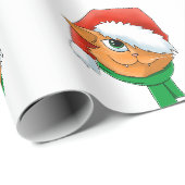 クリスマスキャット ラッピングペーパー (ロールコーナー)