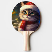 クリスマスキャット(5) 卓球ラケット (裏面)