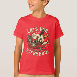 クリスマスキャット Tシャツ