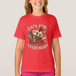 クリスマスキャット Tシャツ