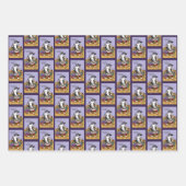 クリスマスキャニップ猫 ラッピングペーパーシート (正面3)