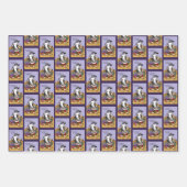 クリスマスキャニップ猫 ラッピングペーパーシート (正面2)