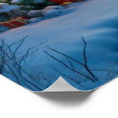 クリスマスキャビンのポスター ポスター (角)