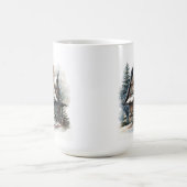 クリスマスキャビンのマグカップ コーヒーマグカップ (中央)