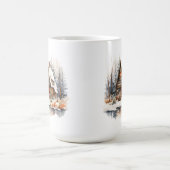 クリスマスキャビンのマグカップ コーヒーマグカップ (中央)