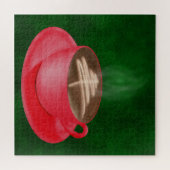 クリスマスキャプチーノアート ジグソーパズル (横)