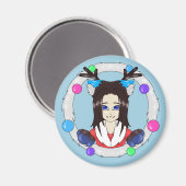 クリスマスキャベリー マグネット (正面/裏面)