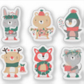 クリスマスキャラクターステッカーコレクション シール (正面)