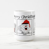 クリスマスキャラクターズアラウンドザワールドイラストレーション コーヒーマグカップ (中央)