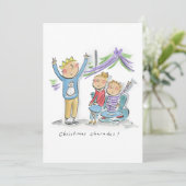 クリスマスキャラデス 招待状 (スタンド正面)