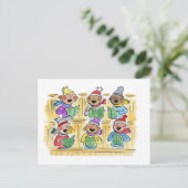 クリスマスキャロラー ポストカード (スタンド正面)