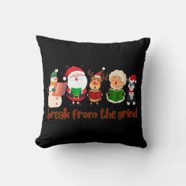 クリスマスキャロリングの枕 クッション